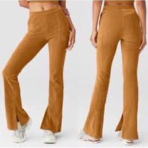 Micro Corduroy High-Waist Winter Break Flare Pant